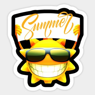 hello summer Sticker